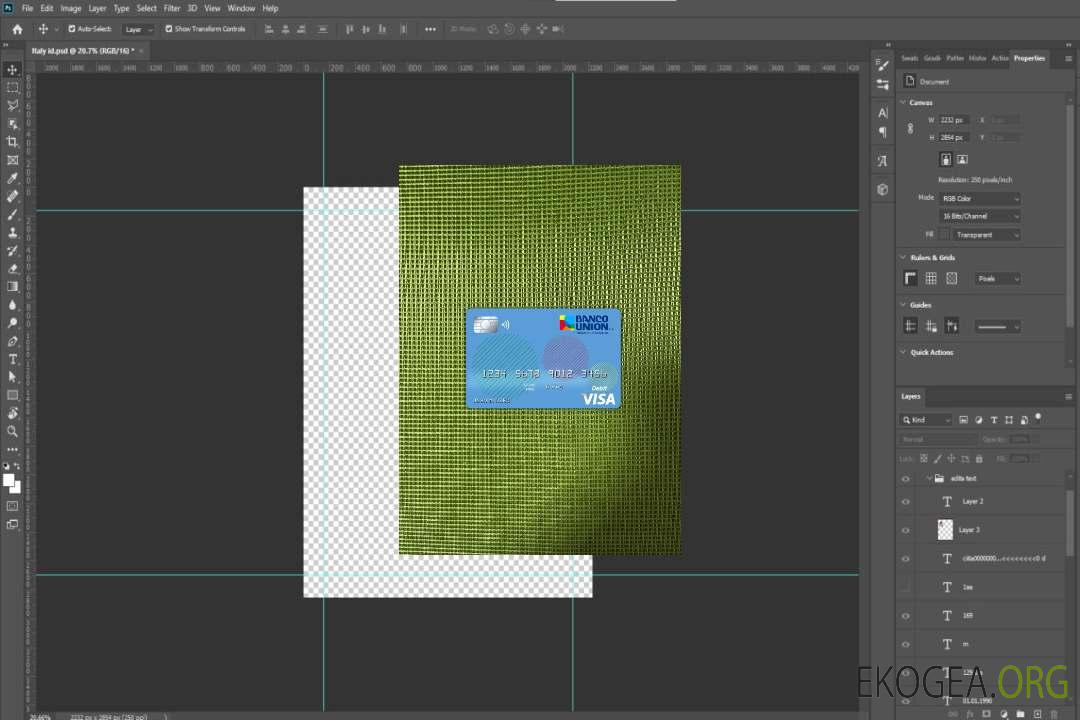 Bolivie Banco Union banque carte visa photolook , avant template Bolivie Banco Union banque carte visa photolook , avant template